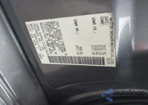 2016 Nissan Altima 2.5 Sr из США, поврежденный, VIN 1N4AL3AP6GC129769